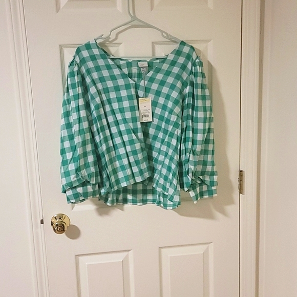 Puff sleeve crop top - Picture 1 of 3